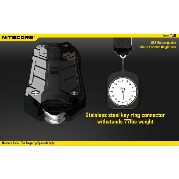 lanterna reincarcabila Nitecore tube roz