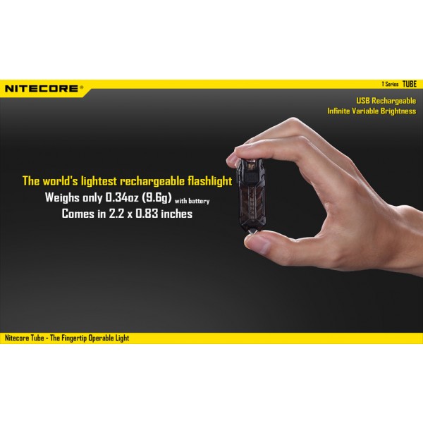 lanterna reincarcabila Nitecore tube roz