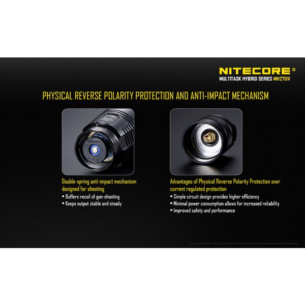Lanterna LED tactica Nitecore MH27UV