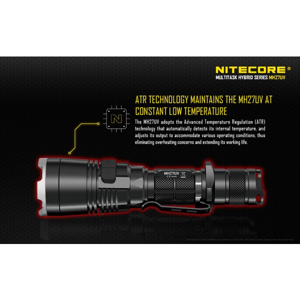 Lanterna LED tactica Nitecore MH27UV