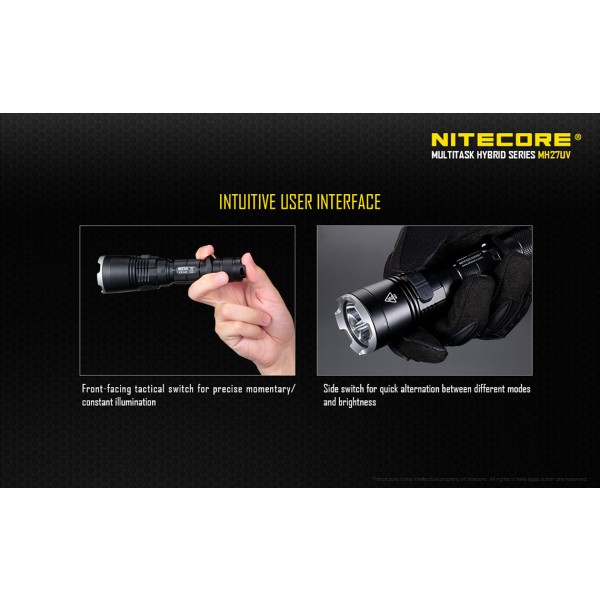 Lanterna LED tactica Nitecore MH27UV