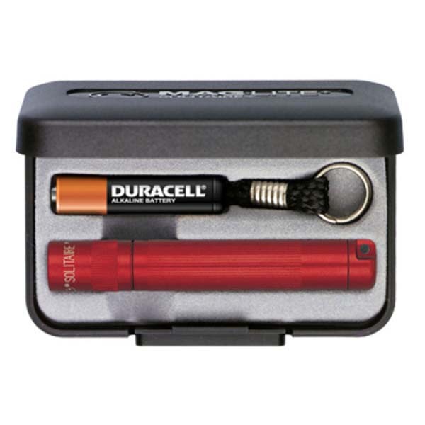 Lanterna Maglite Solitaire K3A AAA (rosie) 2 lumeni