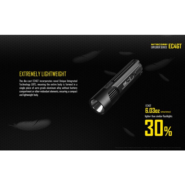Nitecore EC4GT, Lanternă Led