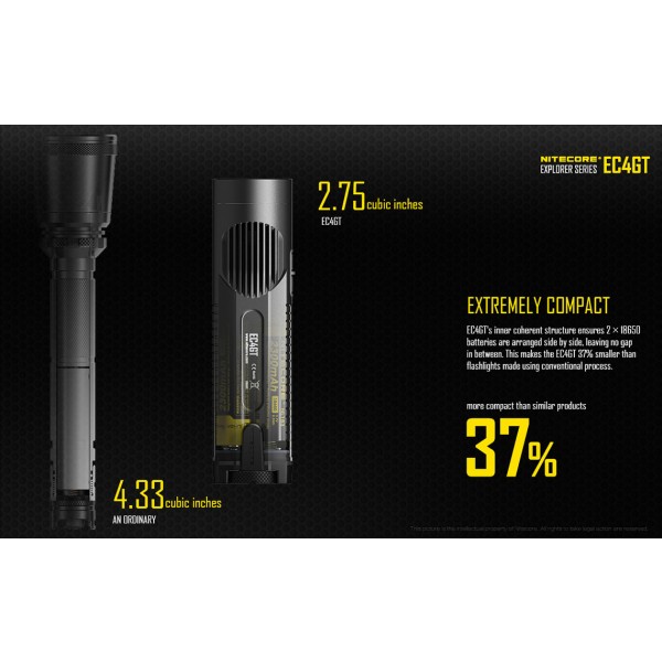 Nitecore EC4GT, Lanternă Led