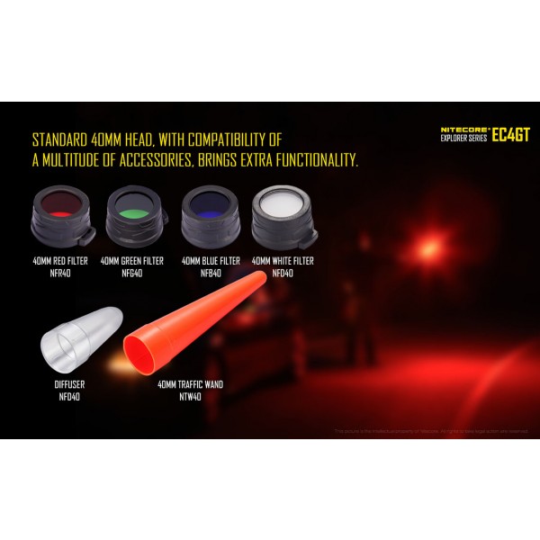 Nitecore EC4GT, Lanternă Led