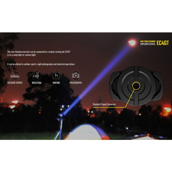 Nitecore EC4GT, Lanternă Led