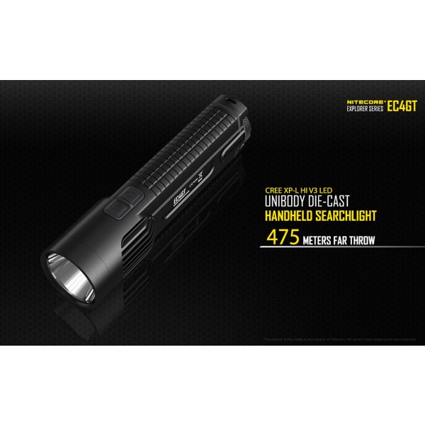 Nitecore EC4GT, Lanternă Led