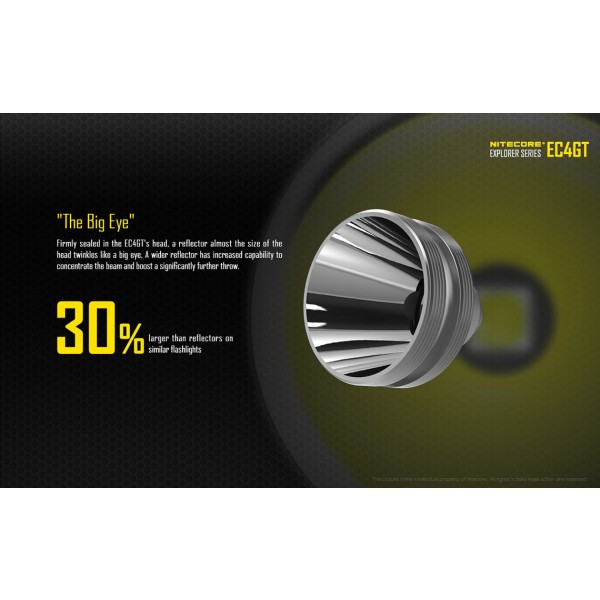 Nitecore EC4GT, Lanternă Led