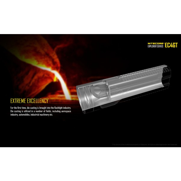 Nitecore EC4GT, Lanternă Led