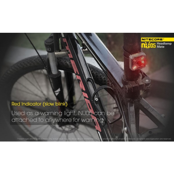 Nitecore NU05 Kit, Lanternă Frontală si pentru Bicicleta