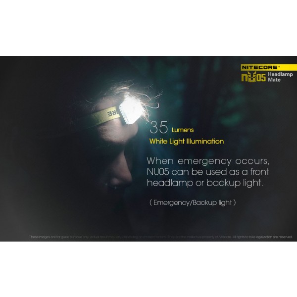 Nitecore NU05 Kit, Lanternă Frontală si pentru Bicicleta
