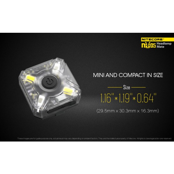 Nitecore NU05 Kit, Lanternă Frontală si pentru Bicicleta