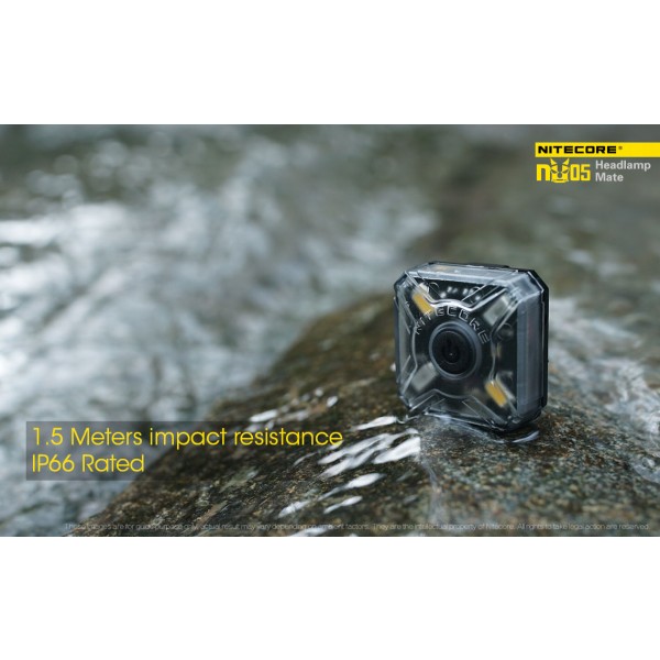 Nitecore NU05 Kit, Lanternă Frontală si pentru Bicicleta