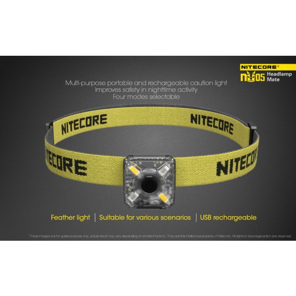 Nitecore NU05 Kit, Lanternă Frontală si pentru Bicicleta