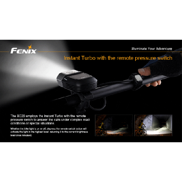 Lanterna pentru bicicleta Fenix BC20
