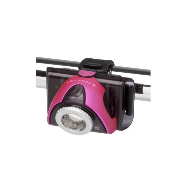 Lanterna pentru bicicleta Led Lenser SEO B3 Roz