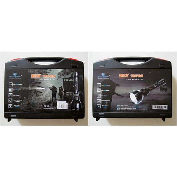 Lanterna profesionala Olight M3X Triton 2014 1200 lumeni