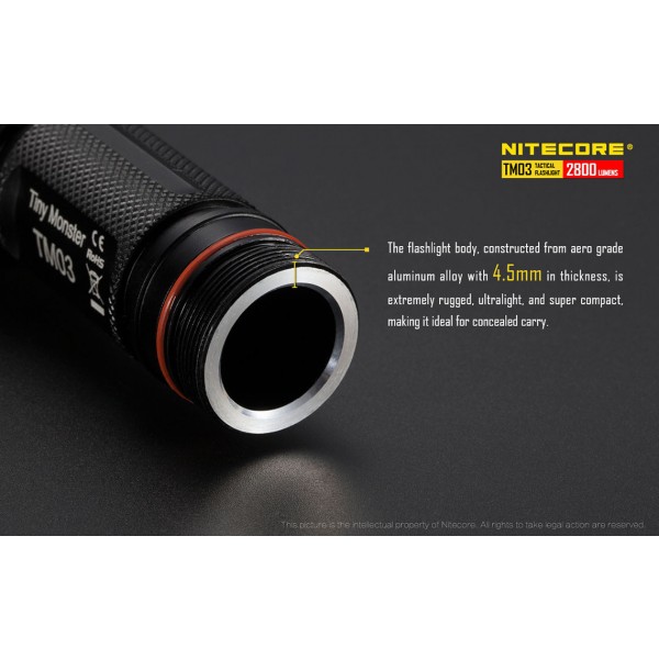 Nitecore TM03, Lanternă Tactică 