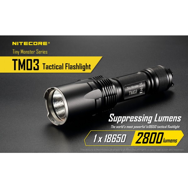 Nitecore TM03, Lanternă Tactică 