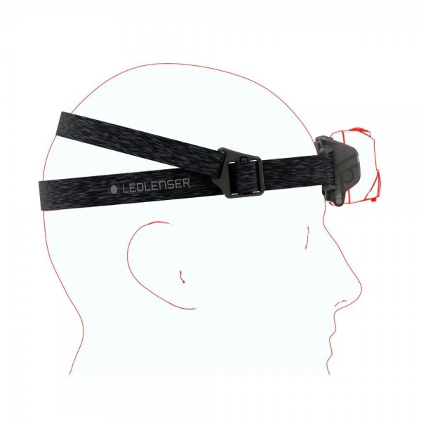 Led Lenser HF6R Core, Lanternă Frontală, Reîncărcabilă Magnetic, 800 Lumeni, 160 Metri