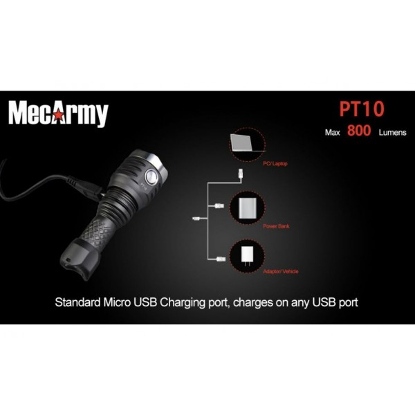 Lanterna MecArmy PT10