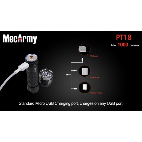 Lanterna MecArmy PT18