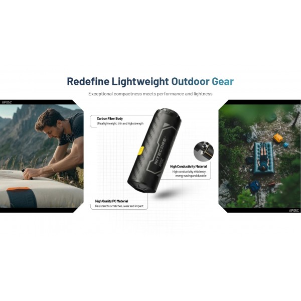 Nitecore AP05C, Mini Pompa Aer Electronica www.easylight.ro