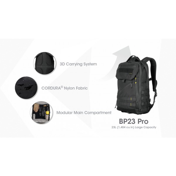 Nitecore BP23 PRO, Rucsac, 23 Litri