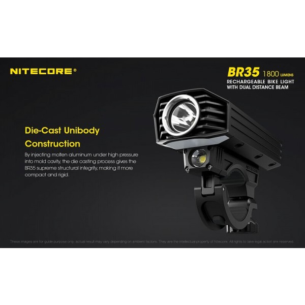 Nitecore BR35, Lanternă Pentru Bicicletă 
