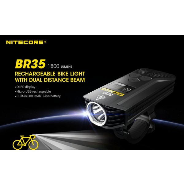 Nitecore BR35, Lanternă Pentru Bicicletă 