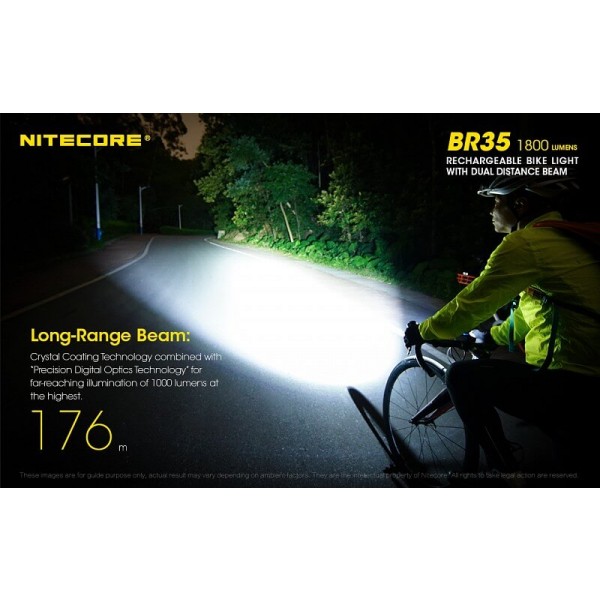 Nitecore BR35, Lanternă Pentru Bicicletă 