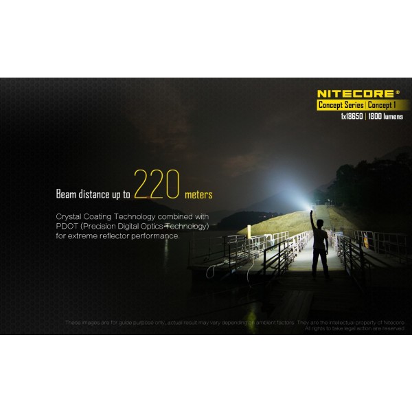 Nitecore Concept 1, Lanterna Led 