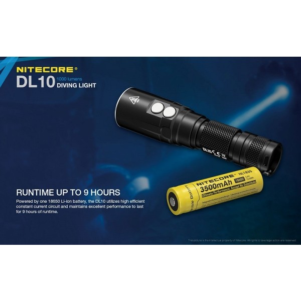 Nitecore DL10, Lanternă Led
