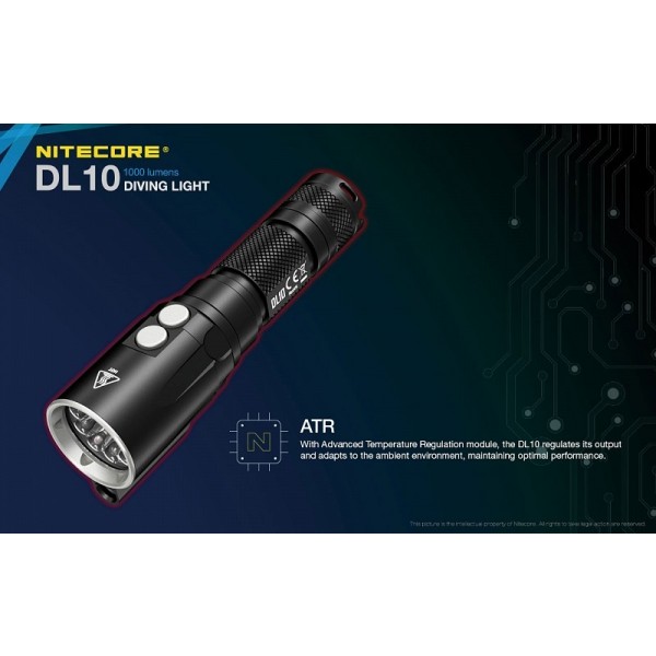 Nitecore DL10, Lanternă Led