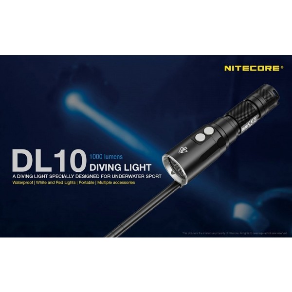 Nitecore DL10, Lanternă Led