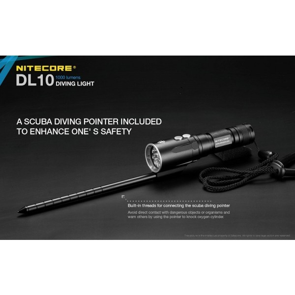 Nitecore DL10, Lanternă Led