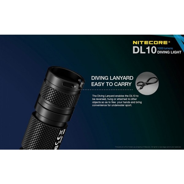 Nitecore DL10, Lanternă Led