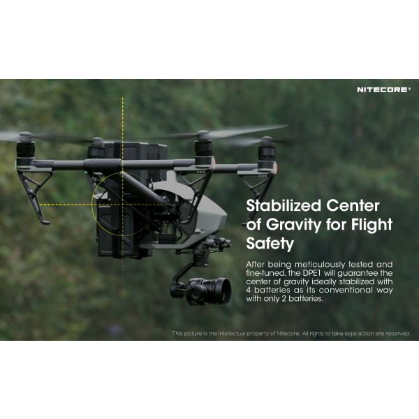 Nitecore DP1, Expander Power DJI Inspire2 