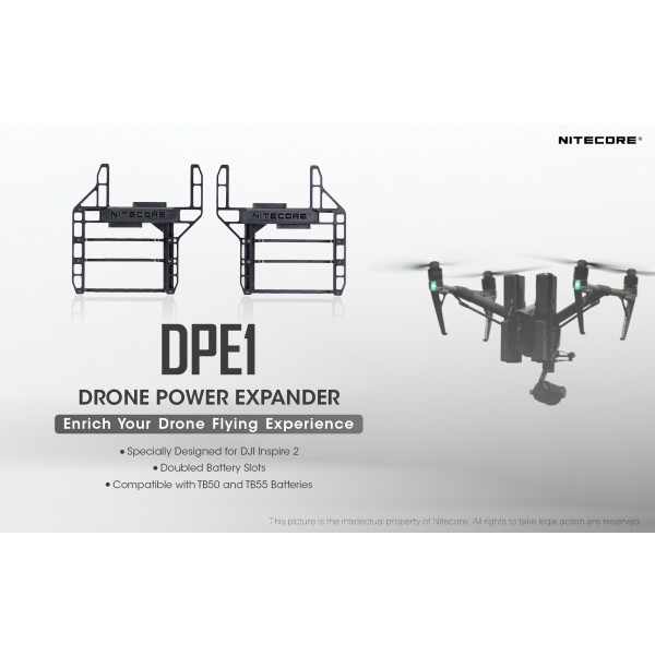 Nitecore DP1, Expander Power DJI Inspire2 