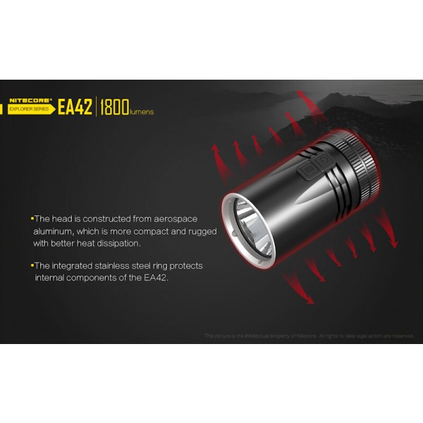 Nitecore EA42, Lanternă Led