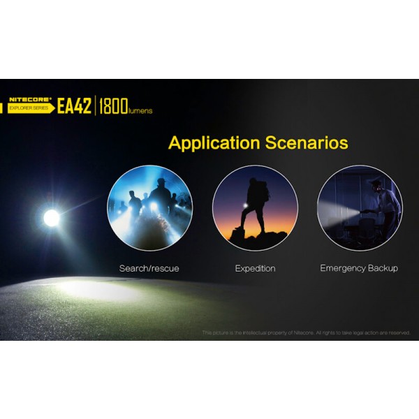 Nitecore EA42, Lanternă Led