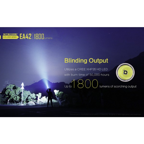 Nitecore EA42, Lanternă Led