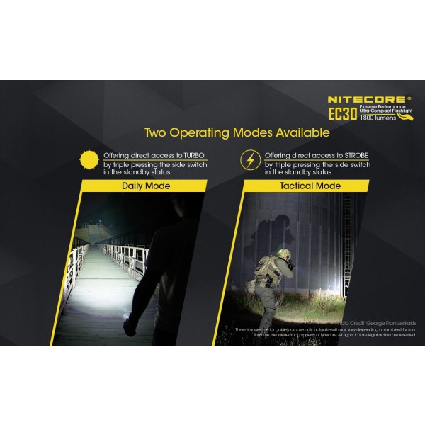 Nitecore EC30, Lanterna Led
