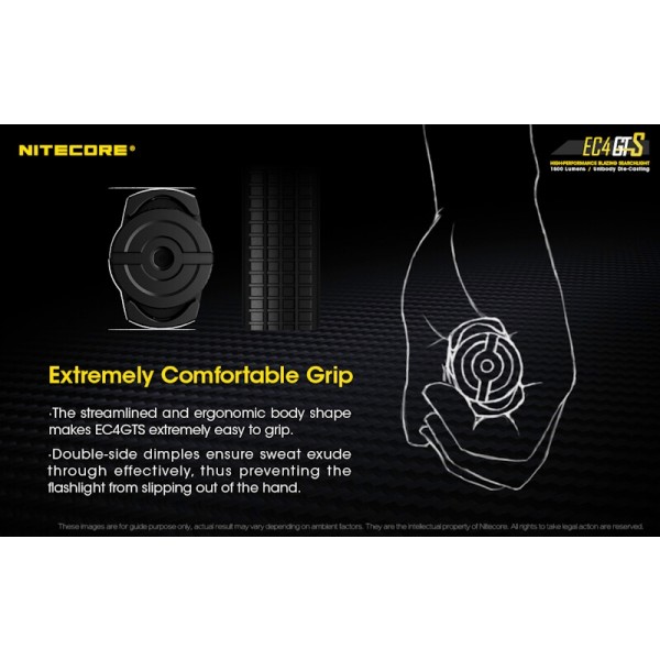 Nitecore EC4GTS, Lanternă Led