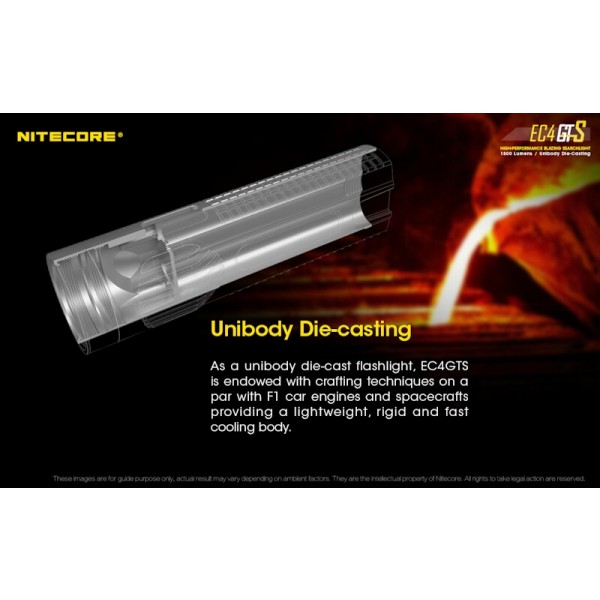 Nitecore EC4GTS, Lanternă Led