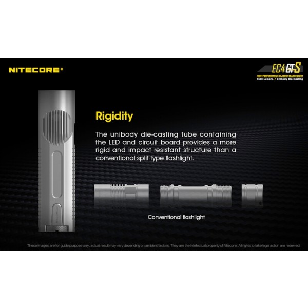 Nitecore EC4GTS, Lanternă Led
