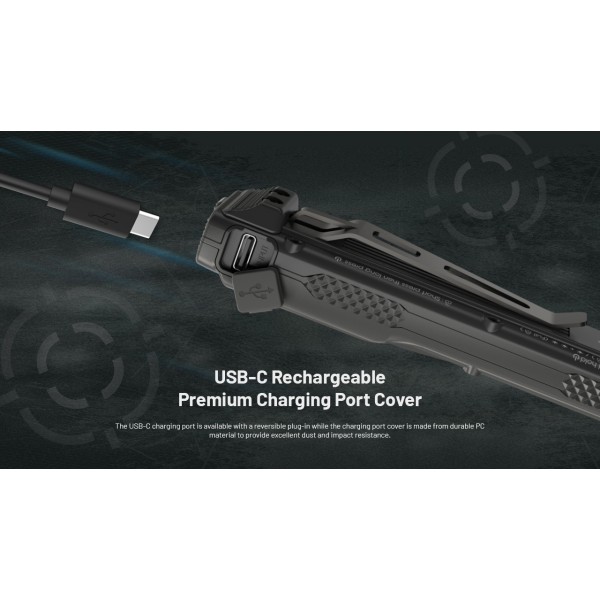 Nitecore EDC25, Lanterna, Reîncărcabilă USB-C, 3000 Lumeni, 300 Metri