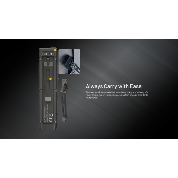 Nitecore EDC27 UHi, Lanterna Profesionala, Reincarcabila USB-C, 3100 Lumeni, 305 Metri www.easylight.ro