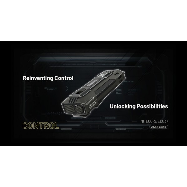 Nitecore EDC37, Lanterna Profesionala, Reincarcabila USB-C, 8000 Lumeni, 420 Metri www.easylight.ro