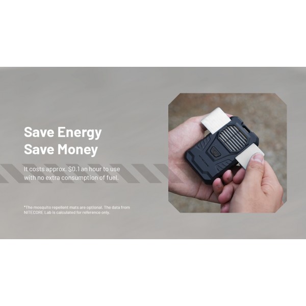 Nitecore EMR06 TAC, Dispozitiv Anti Tantari, Reincarcabil USB-C, Protectie 5m www.easylight.ro